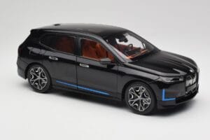 BMW iX Sapphire Black Minichamps 1:18 110023101 Metal - imaginea 6 din 8