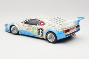 BMW M1 #83 D. Quester / D. Pironi / M. Mignot 24 Hours of Le Mans 1980 Minichamps 1:18 80430137893 Metal - imaginea 7 din 8