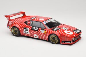 BMW M1 BASF GS Sport #35 H-J. Stuck / H. Heyer 6 Hours of Silverstone 1981 Minichamps 1:18 155812935 Metal - imaginea 4 din 6