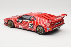 BMW M1 BASF GS Sport #35 H-J. Stuck / H. Heyer 6 Hours of Silverstone 1981 Minichamps 1:18 155812935 Metal - imaginea 5 din 6