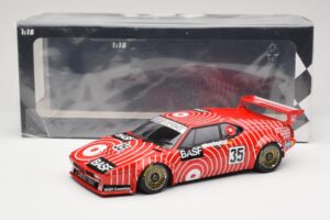 BMW M1 BASF GS Sport #35 H-J. Stuck / H. Heyer 6 Hours of Silverstone 1981 Minichamps 1:18 155812935 Metal - imaginea 6 din 6