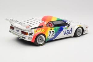 BMW M1 #72 BMW France Zol Auto B. Rousselot / J. Servanin 24 Hours of Le Mans 1981 Minichamps 1:18 180812972 Metal - imaginea 3 din 8