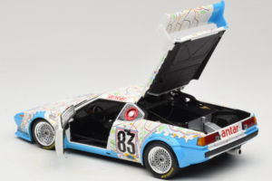 BMW M1 Carte de France #83 D. Pironi / D. Quester 24 Hours of Le Mans 1980 Minichamps 1:18 180802983 Metal - imaginea 5 din 8