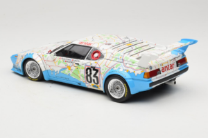 BMW M1 Carte de France #83 D. Pironi / D. Quester 24 Hours of Le Mans 1980 Minichamps 1:18 180802983 Metal - imaginea 7 din 8