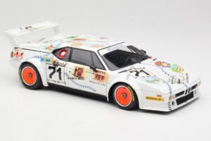 BMW M1 #83 Danner Bayern C. Danner / L. Oberndorfer 24 Hours of Le Mans 1981 Minichamps 1:18 80430306592 Metal - imaginea 6 din 8