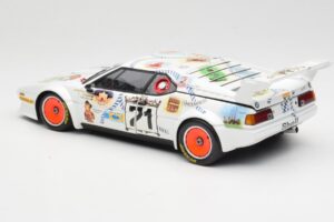 BMW M1 #83 Danner Bayern C. Danner / L. Oberndorfer 24 Hours of Le Mans 1981 Minichamps 1:18 80430306592 Metal - imaginea 7 din 8