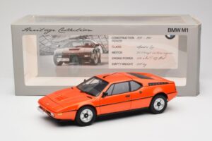BMW M1 Portocaliu Minichamps 1:18 80432411549 Metal - imaginea 8 din 8