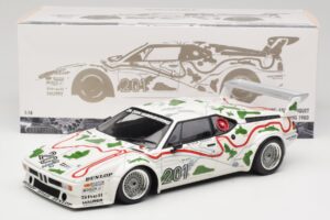 BMW M1 Procar #201 BMW Motorsport H. Stuck / N. Piquet 1000km Nürburgring 1980 Minichamps 1:18 180802901 Metal - imaginea 8 din 8