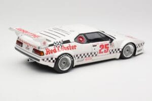 BMW M1 #25 Red Lobster D. Cowart / K. Miller LA Times GP Riverside 1981 Minichamps 1:18 180812925 Metal - imaginea 3 din 8