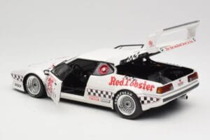 BMW M1 #25 Red Lobster D. Cowart / K. Miller LA Times GP Riverside 1981 Minichamps 1:18 180812925 Metal - imaginea 7 din 8