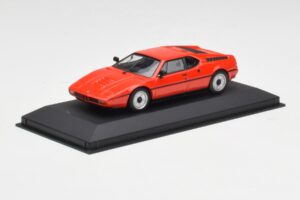 BMW M1 Roșu Minichamps 1:43 430025022 Metal - imaginea 2 din 4