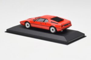 BMW M1 Roșu Minichamps 1:43 430025022 Metal - imaginea 3 din 4