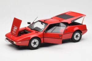 BMW M1 Roșu Norev 1:18 183220 Metal - imaginea 2 din 8