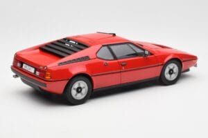 BMW M1 Roșu Norev 1:18 183220 Metal - imaginea 3 din 8