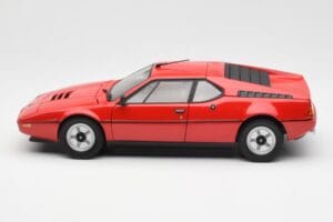BMW M1 Roșu Norev 1:18 183220 Metal - imaginea 4 din 8