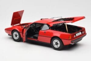 BMW M1 Roșu Norev 1:18 183220 Metal - imaginea 5 din 8