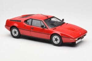 BMW M1 Roșu Norev 1:18 183220 Metal - imaginea 6 din 8