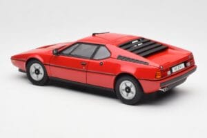 BMW M1 Roșu Norev 1:18 183220 Metal - imaginea 7 din 8