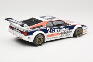 BMW M1 Schnitzer #2 H-J. Stuck Winner Deutsche Automobil Rennsport Trophy Zolder 1982 Minichamps 1:18 155822902 Metal - imaginea 2 din 6