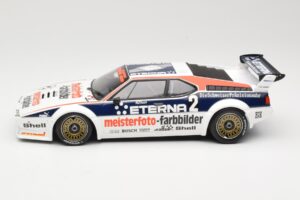 BMW M1 Schnitzer #2 H-J. Stuck Winner Deutsche Automobil Rennsport Trophy Zolder 1982 Minichamps 1:18 155822902 Metal - imaginea 3 din 6