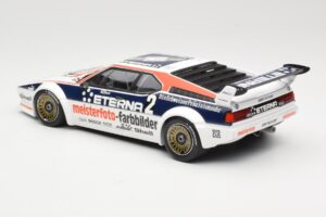 BMW M1 Schnitzer #2 H-J. Stuck Winner Deutsche Automobil Rennsport Trophy Zolder 1982 Minichamps 1:18 155822902 Metal - imaginea 5 din 6
