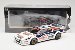 BMW M1 Schnitzer #2 H-J. Stuck Winner Deutsche Automobil Rennsport Trophy Zolder 1982 Minichamps 1:18 155822902 Metal - imaginea 6 din 6