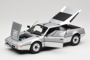 BMW M1 Argintiu Metalizat Norev 1:18 183226 Metal - imaginea 2 din 8