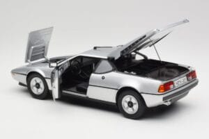BMW M1 Argintiu Metalizat Norev 1:18 183226 Metal - imaginea 5 din 8