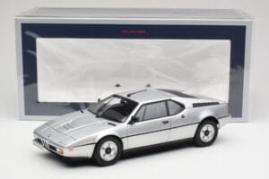 BMW M1 Argintiu Metalizat Norev 1:18 183226 Metal - imaginea 8 din 8