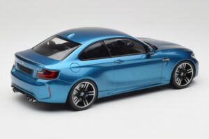 BMW M2 F87 Blue Metallic Minichamps 1:18 155026101 Metal - imaginea 2 din 6