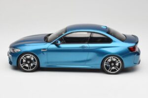 BMW M2 F87 Blue Metallic Minichamps 1:18 155026101 Metal - imaginea 3 din 6