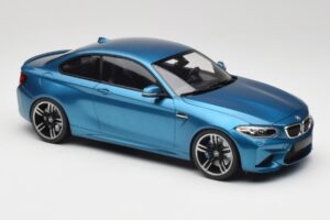 BMW M2 F87 Blue Metallic Minichamps 1:18 155026101 Metal - imaginea 4 din 6