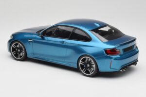 BMW M2 F87 Blue Metallic Minichamps 1:18 155026101 Metal - imaginea 5 din 6