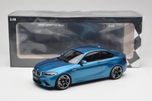 BMW M2 F87 Blue Metallic Minichamps 1:18 155026101 Metal - imaginea 6 din 6