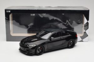 BMW M2 CS F87 Negru Metallic cu jante negre Minichamps 1:18 155021026 Metal - imaginea 6 din 6