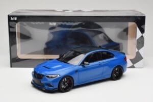 BMW M2 CS F87 Albastru Metalizat Cu Jante Negre Minichamps 1:18 155021022 Metal - imaginea 6 din 6