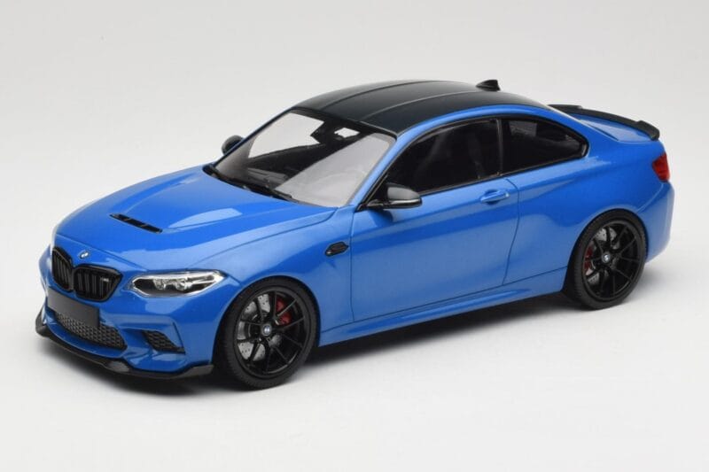BMW M2 CS F87 Albastru Metalizat Cu Jante Negre Minichamps 1:18 155021022 Metal