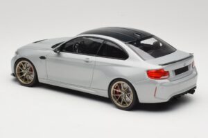 BMW M2 CS F87 Argintiu cu jante aurii Minichamps 1:18 155021028 Metal - imaginea 5 din 6