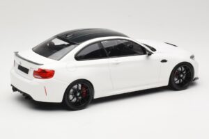 BMW M2 CS F87 Alb cu jante negre Minichamps 1:18 155021025 Metal - imaginea 2 din 6