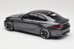 BMW M2 F87 Grey Metallic Minichamps 1:18 155026102 Metal - imaginea 5 din 6