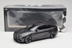 BMW M2 F87 Grey Metallic Minichamps 1:18 155026102 Metal - imaginea 6 din 6