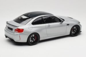 BMW M2 F87 CS Hockenheim Silver Jante Negre Minichamps 1:18 155021024 Metal - imaginea 2 din 6