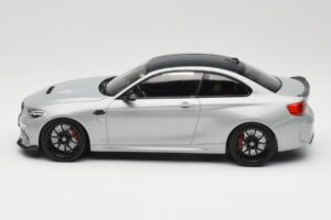 BMW M2 F87 CS Hockenheim Silver Jante Negre Minichamps 1:18 155021024 Metal - imaginea 3 din 6