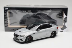 BMW M2 F87 CS Hockenheim Silver Jante Negre Minichamps 1:18 155021024 Metal - imaginea 6 din 6
