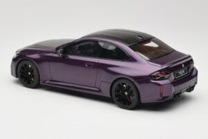 BMW M2 G87 Twilight Purple GT Spirit 1:18 GT946 Rășină - imaginea 5 din 6