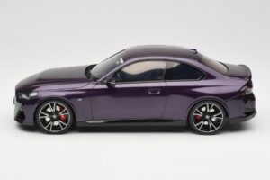 BMW M240i G42 Thundernight Metallic GT Spirit 1:18 GT504 Rășină - imaginea 3 din 6