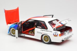BMW M3 E30 #46 R. Ravaglia / E. Pirro WTCC Calder Park 1987 Minichamps 1:18 180872046-O Metal - imaginea 5 din 8