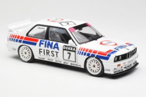 BMW M3 E30 #7 Fina J. Cecotto DTM 1992 AUTOart 1:18 89246 Metal - imaginea 5 din 7
