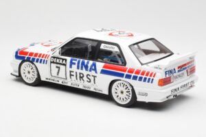 BMW M3 E30 #7 Fina J. Cecotto DTM 1992 AUTOart 1:18 89246 Metal - imaginea 6 din 7