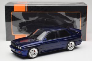 BMW M3 E30 Macau Blue IXO 1:18 18CMC122 Metal - imaginea 6 din 6